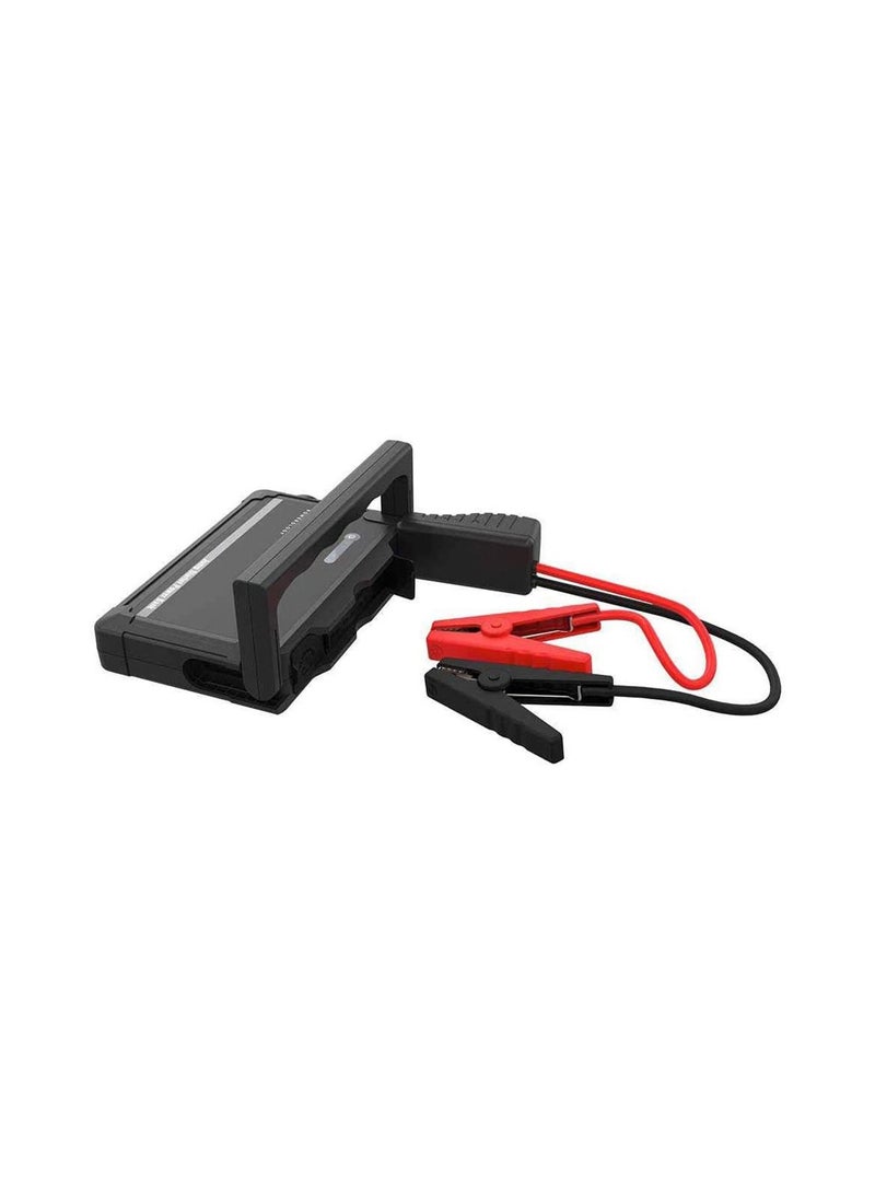 Powerology - 25000mAh Multi-Port Jump Start Power Bank 1000A, Dual USB Output Mobile Charging and 12V Output For Appliances, LED Flashlight, 1000A Max Current, 7L Petrol Engine & 6L Diesel Engine - Black - Image 1