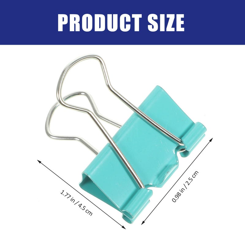 48Pcs 25mm Colored Metal Mini Binder Clips For Office School Home Document Paper File Organizing - Image 3