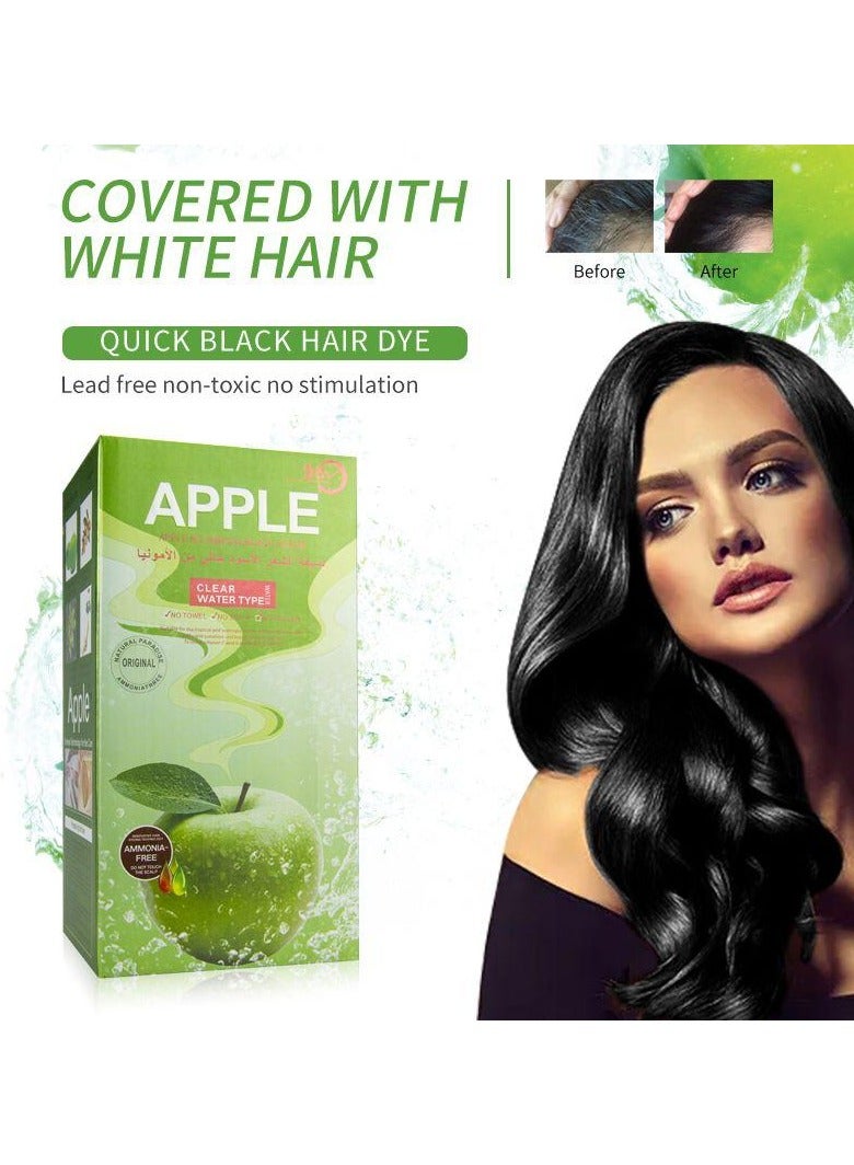 Natural Paradise Natural Paradise Apple 96 Ammonia Free Black Hair Color Cream 500ml + 500ml - Image 1