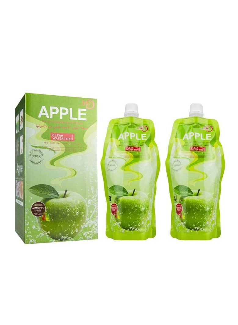 Natural Paradise Natural Paradise Apple 96 Ammonia Free Black Hair Color Cream 500ml + 500ml - Image 2