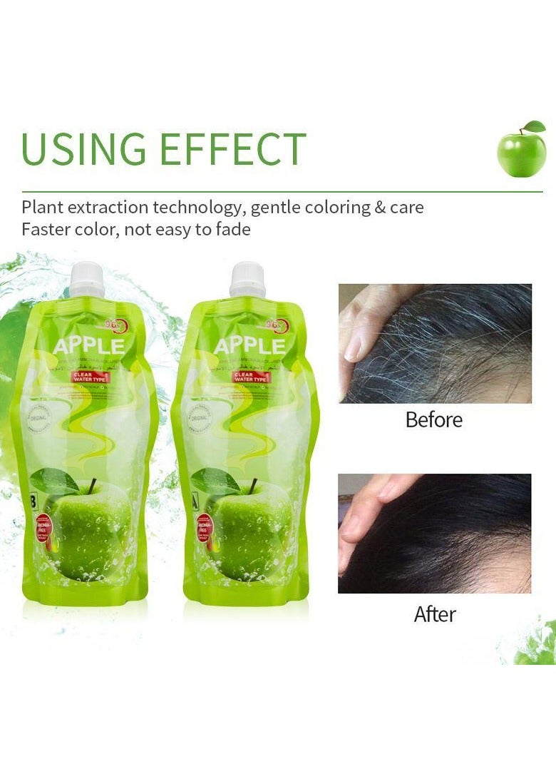 Natural Paradise Natural Paradise Apple 96 Ammonia Free Black Hair Color Cream 500ml + 500ml - Image 3