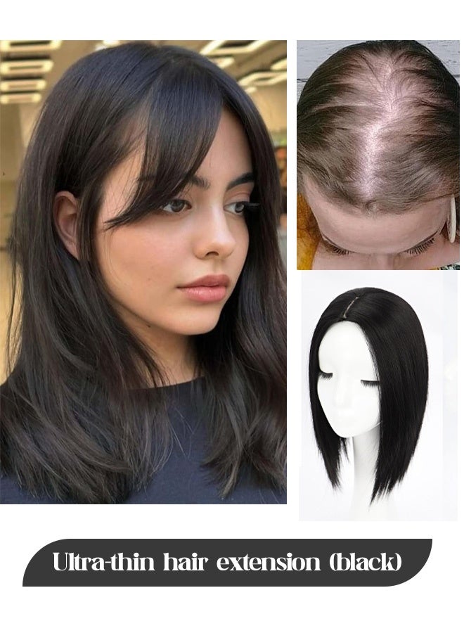 Ultra-thin wig made of natural hair，Beauty/Hair Care/Hair Extensions-Wig Accessories/Hair Extensions and Wigs/Men's Real Hair Wigs/Dreadlocks/Hair Extensions/Real Hair Wigs/Women's Wigs/Hair Extensions - Image 1