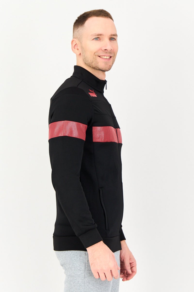 Puma x Scuderia Ferrari Men Sportswear Fit Long Sleeve Outdoor Jacket, Black - Image 2