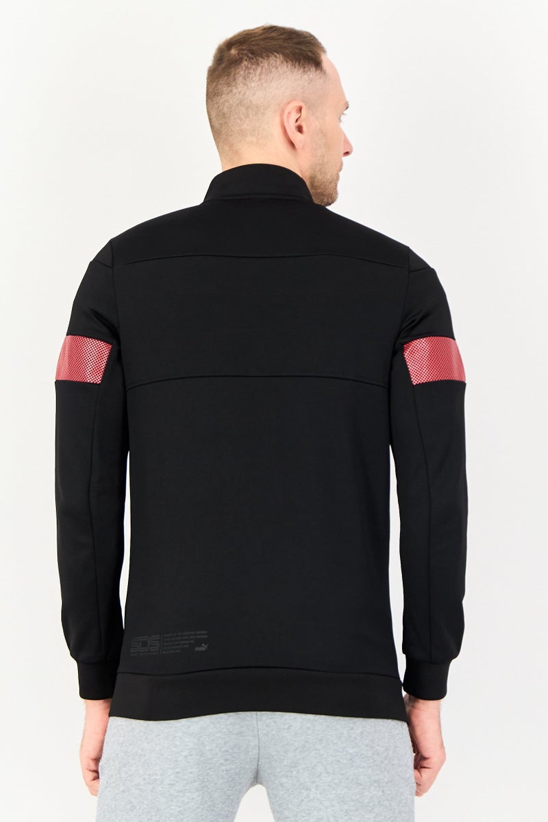 Puma x Scuderia Ferrari Men Sportswear Fit Long Sleeve Outdoor Jacket, Black - Image 4