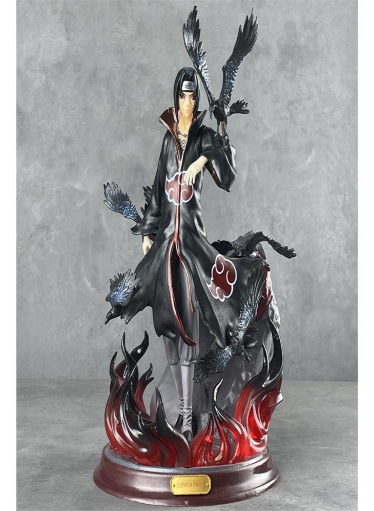 general Naruto Itachi Uchiha Figure Anime Character Collectible Model Desktop Display Statue - Image 1