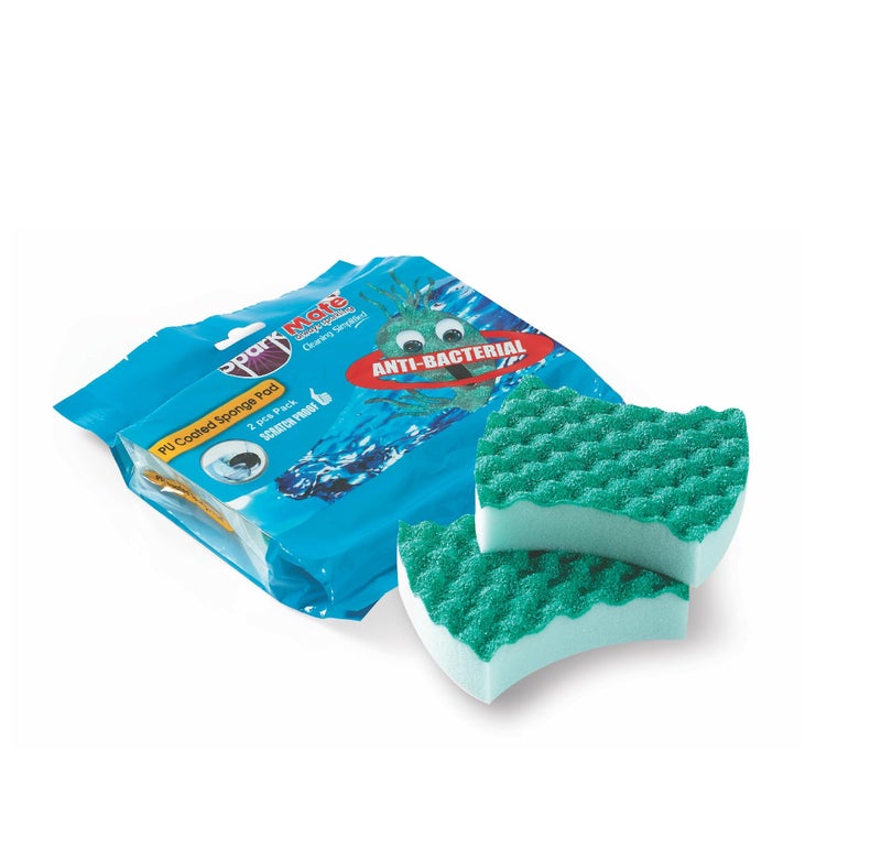 Sparkmate By Crystal PU Coated Sponge Pad, Set of 2,10.5cm X 8.5cm - Image 3