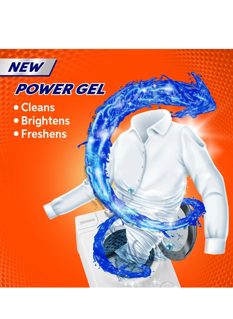 Tide Tide Power Gel Laundry Detergent Clean & Fresh 1.8L Pack of 4  - Image 2