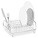 Better Houseware Stainless Steel Dish Drainer with Clear Plastic Tray and Cutlery Holder Compact SpaceSaving  Holds Up to 12 Plates - Image 2