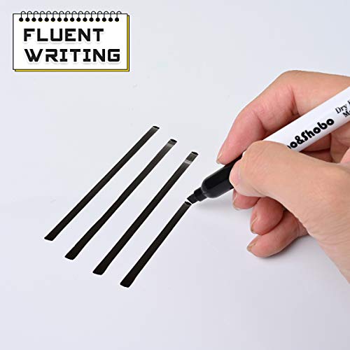 Dabo&Shobo Dry Erase Markers, （80 Count, Black,Chisel Tip）-White Board Markers/Pens ，Very Suitable for Writing on The School、 Office 、Home Dry Erase whiteboard Mirror Glass… - Image 2