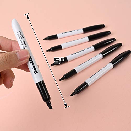 Dabo&Shobo Dry Erase Markers, （80 Count, Black,Chisel Tip）-White Board Markers/Pens ，Very Suitable for Writing on The School、 Office 、Home Dry Erase whiteboard Mirror Glass… - Image 4