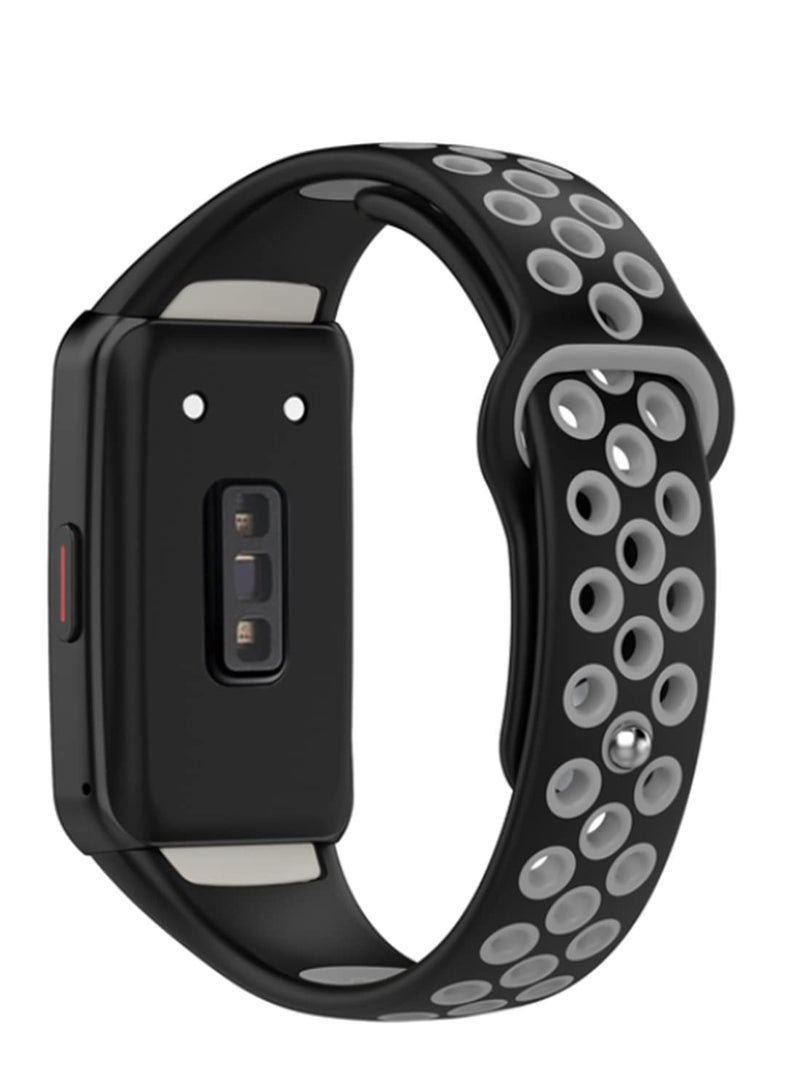 Soft Sport Silicone Band Strap For Huawei Band 6 /6Pro Smart Wristband Bracelet Replacement Watch Strap For Honor Band 6 Durable Fitness Tracker Accessory - Image 3