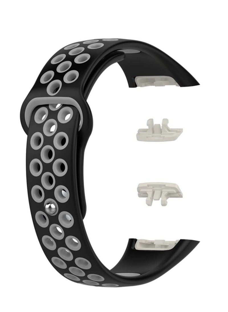 Soft Sport Silicone Band Strap For Huawei Band 6 /6Pro Smart Wristband Bracelet Replacement Watch Strap For Honor Band 6 Durable Fitness Tracker Accessory - Image 4