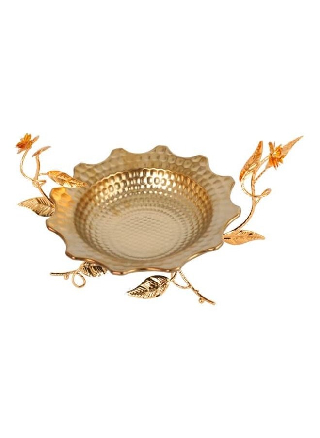 Porcelain Fruit Bowl with Golden Metal Stand for Fruit & Sweets - pzsku/ZF1A13B4BA48D021C3E7BZ/45/_/1671968378/af30d663-9257-4ce7-b26d-9376eacbd5b0