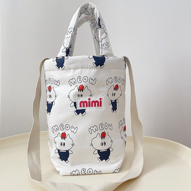 Korean Style Ins Handbag Cute Shoulder Bag Fashionable All-Match Large Capacity Commuting Maternal And Infant Sundries Storage Bag - Image 4