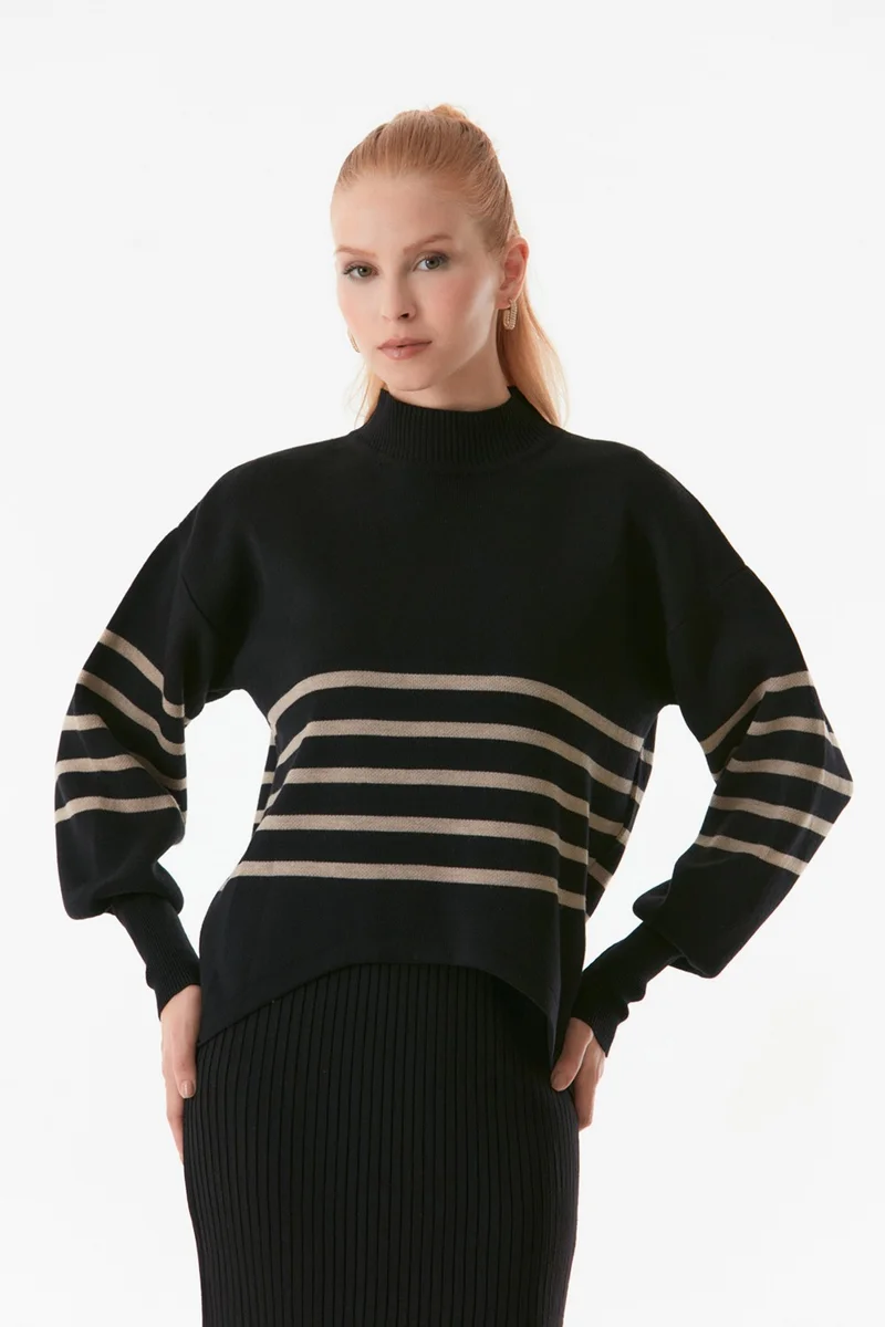 فولامودا Basic Striped Knitwear Set