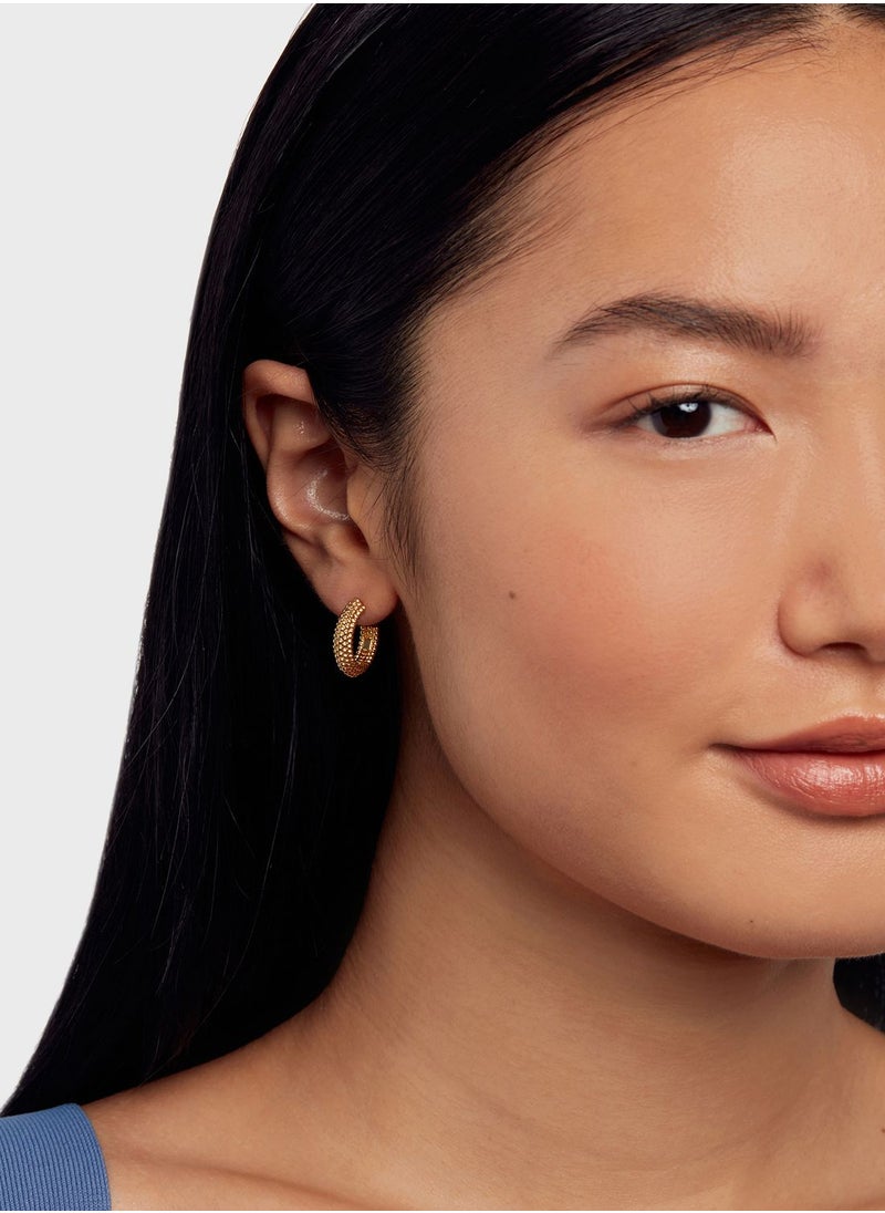 Ted Baker Dotetta Dotty Hoop Earrings  - Image 2