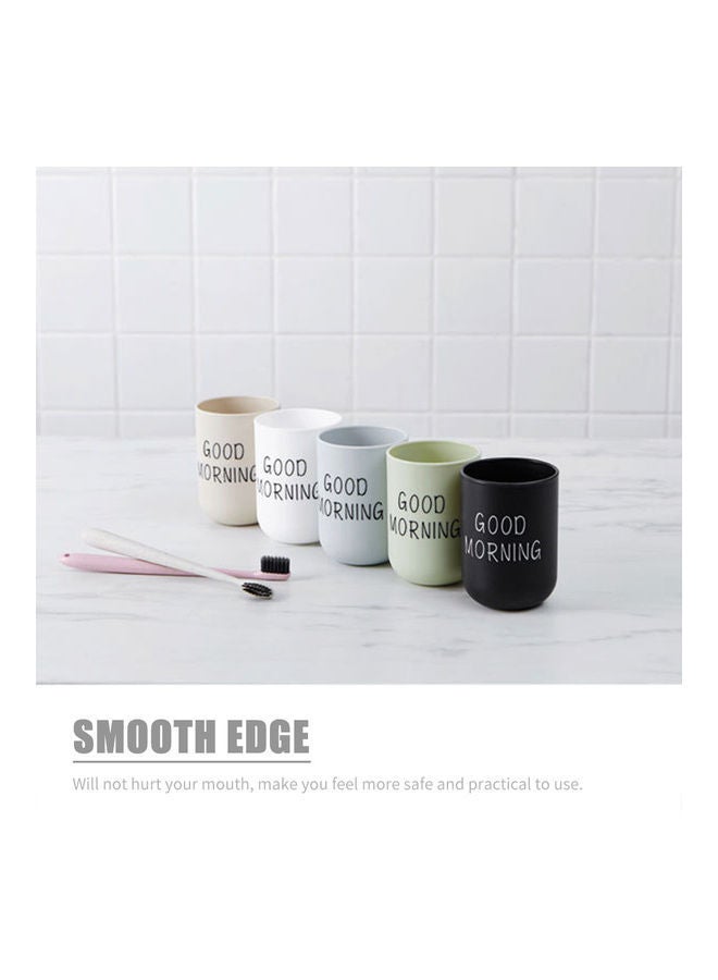NIBEMINENT Toothbrush Holder Cup Toothpaste Travel Container Electric Case Flosser Storage Organizer Mugs Towel Blue 10.0x7.2x7.2cm - Image 2