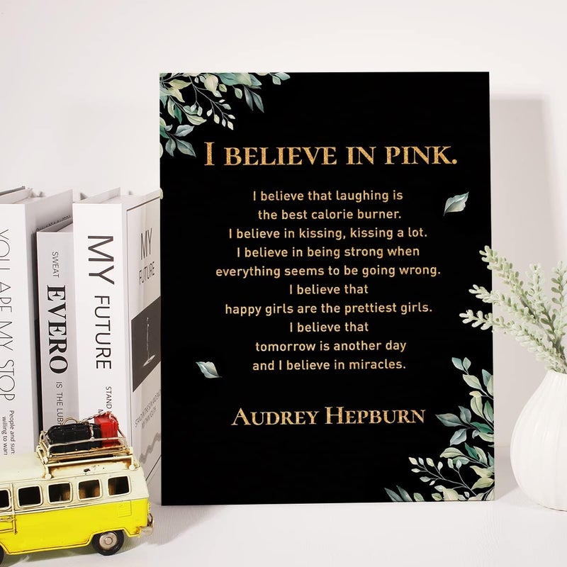 JerLoe Inspirational Gold Foil Canvas Wall Art - Image 4
