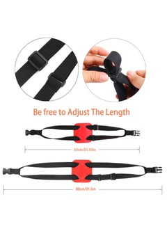 NOVOLAN NOVOLAN Backpack & Luggage Straps 2 Pieces, Elastic Fixed Handbag Luggage Straps Packing Straps, Elastic Backpack & Luggage Binding, Adjustable Customized Fit, Reliable Travel Companion (black)  - Image 2