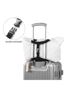 NOVOLAN NOVOLAN Backpack & Luggage Straps 2 Pieces, Elastic Fixed Handbag Luggage Straps Packing Straps, Elastic Backpack & Luggage Binding, Adjustable Customized Fit, Reliable Travel Companion (black)  - Image 5