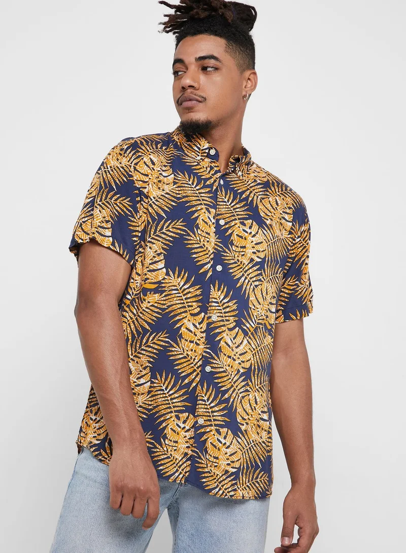 JACK & JONES Elijah Printed Regular Fit Shirt