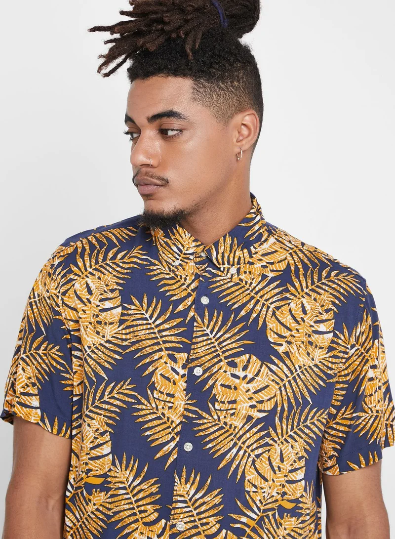 JACK & JONES Elijah Printed Regular Fit Shirt