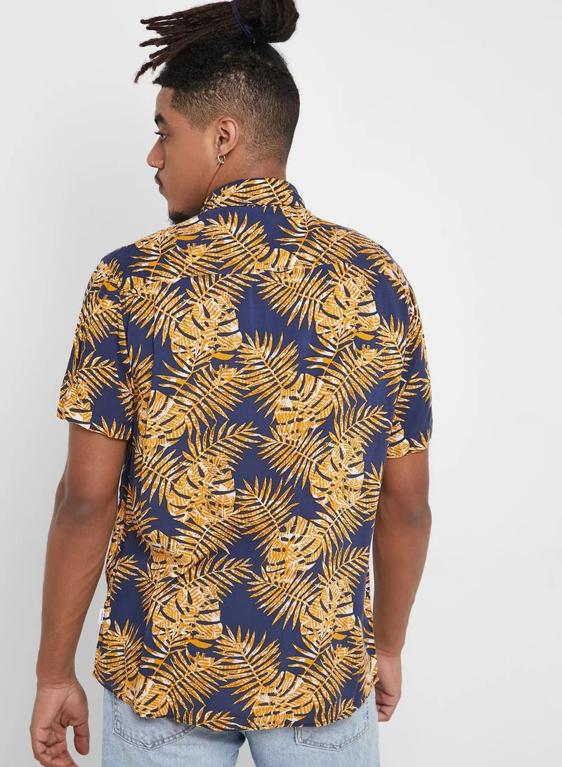 JACK & JONES Elijah Printed Regular Fit Shirt