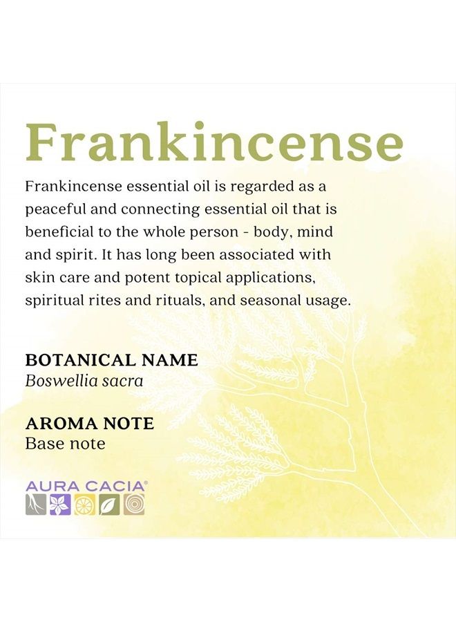 Aura Cacia Essential Oil, Meditative Frankincense, 0.5 fluid ounce, Packaging May Vary - Image 2