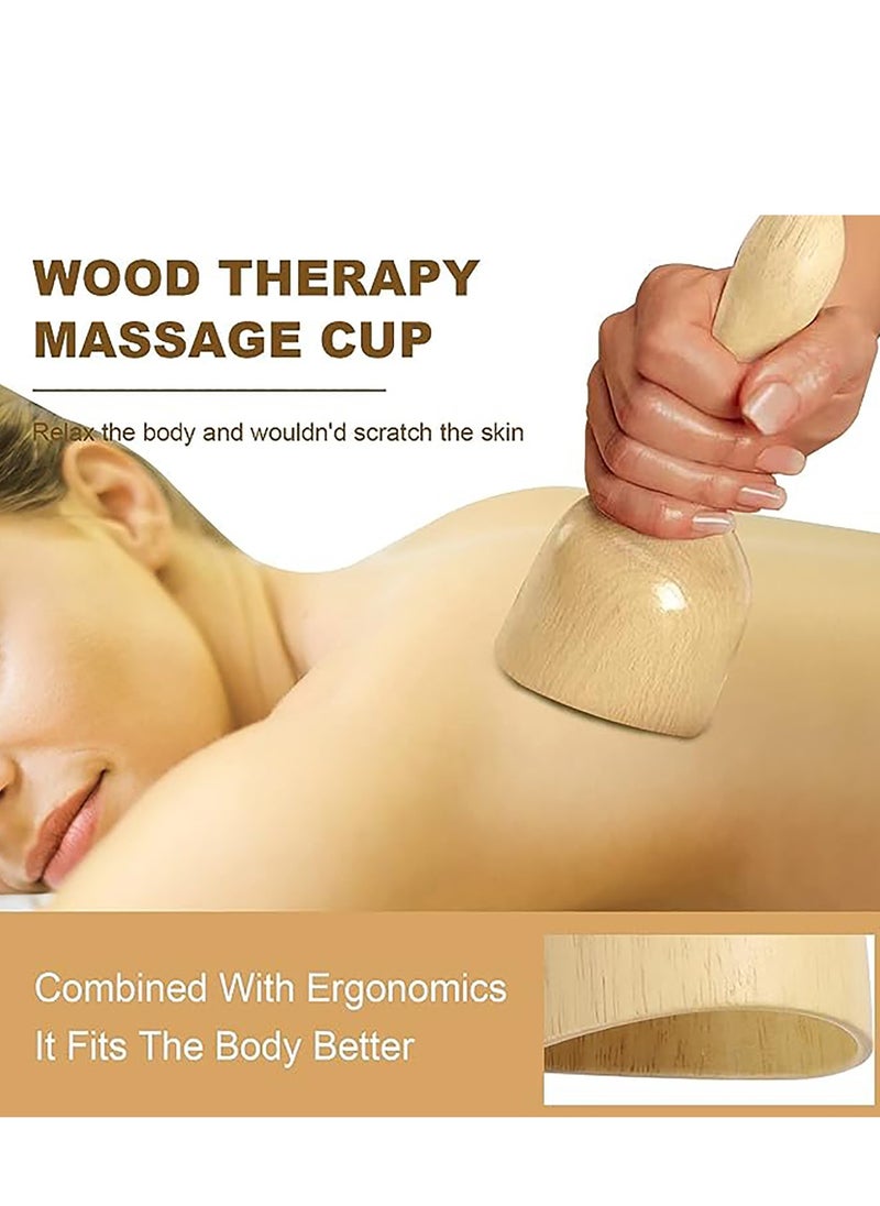 Arabest - Wood Therapy Massage Tools 5-in-1 Lymphatic Drainage Massager Maderoterapia Kit Wooden Massager Body Sculpting Tools for Muscle Pain Relief, Anti-Cellulite, Body Contouring and Shaping - Image 1
