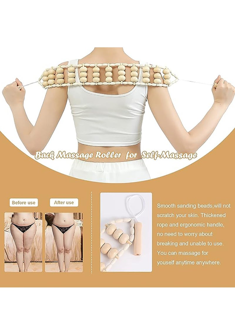 Arabest - Wood Therapy Massage Tools 5-in-1 Lymphatic Drainage Massager Maderoterapia Kit Wooden Massager Body Sculpting Tools for Muscle Pain Relief, Anti-Cellulite, Body Contouring and Shaping - Image 1