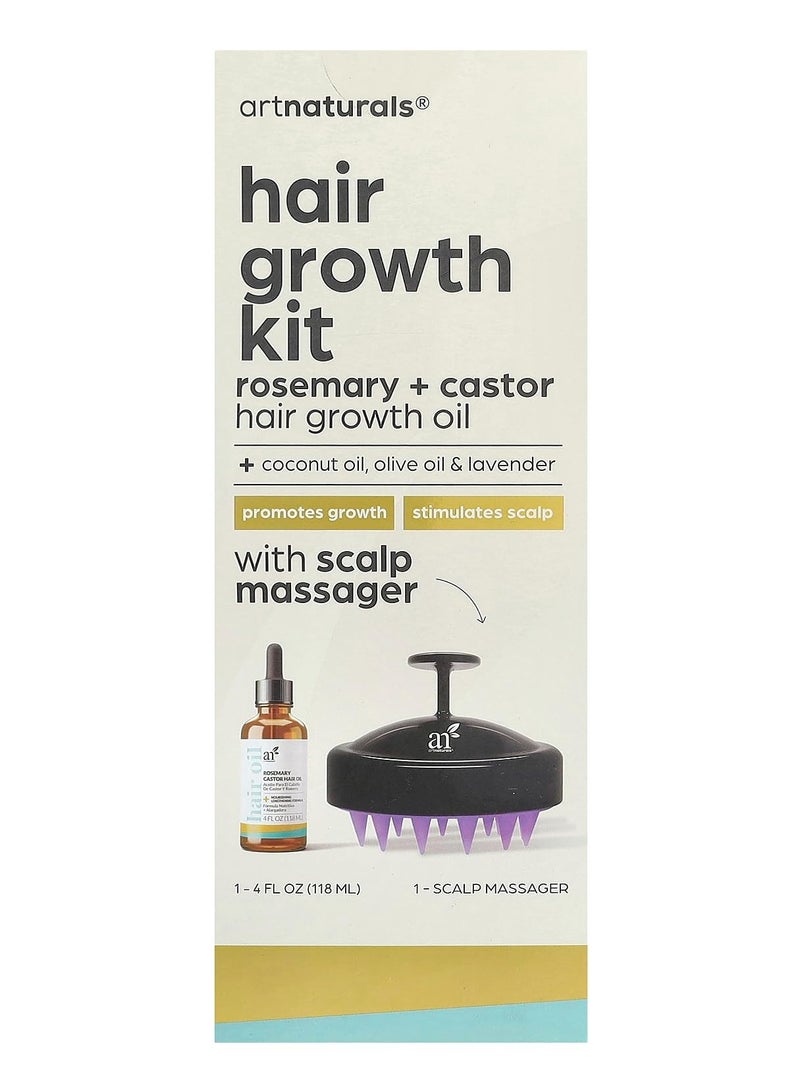 artnaturals Rosemary Castor Hair Oil, 4 fl oz (118 ml)