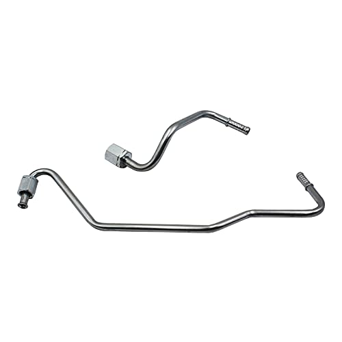 YHB 2pcs Transmission Cooler Lines on Radiator for 1999 2000 2001 2002 2003 Jeep Grand Cherokee 4.0L 52079432AC 52079753AB - Image 2