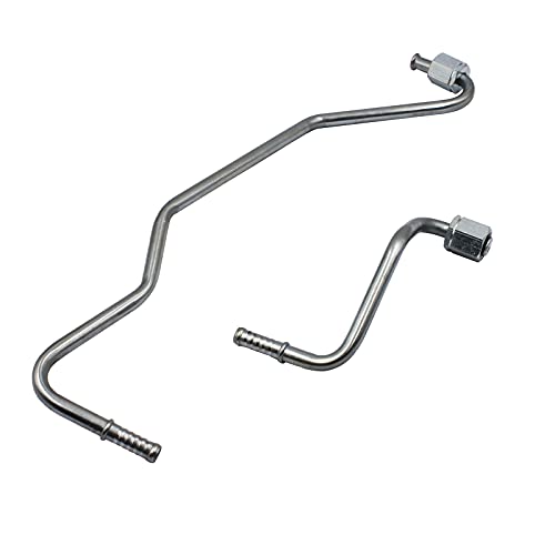 YHB 2pcs Transmission Cooler Lines on Radiator for 1999 2000 2001 2002 2003 Jeep Grand Cherokee 4.0L 52079432AC 52079753AB - Image 1