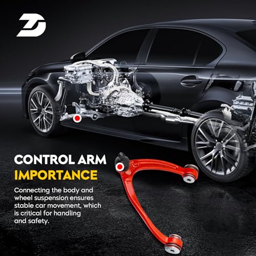 TadaMark Front Upper Control Arm Suspension Kit with Polyurethena Fit for Cadillac Escalade for Chevrolet Tahoe 07-14 Fit for Chevrolet Silverado 1500 Avalanche for GMC Sierra 1500 Yukon 07-13 - Image 2