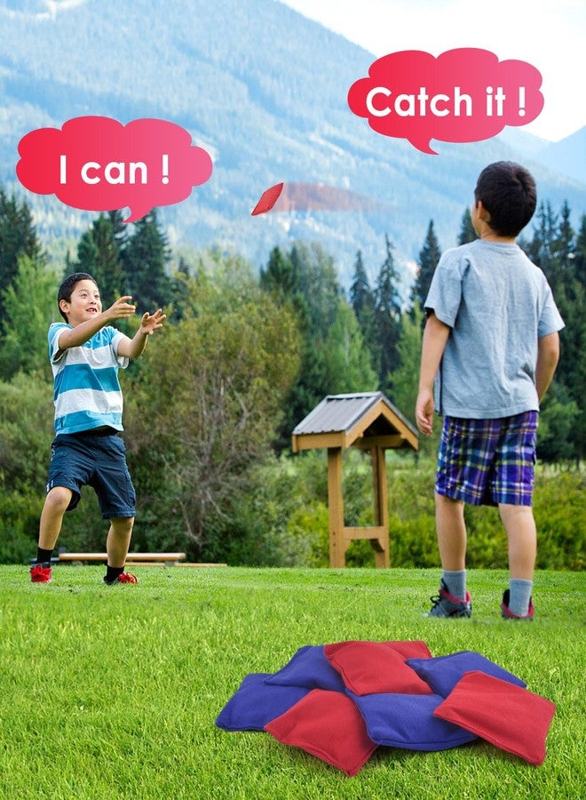 TINDTOP Bean Bags for Tossing(3.9 * 3.9inch, 100g/3.5oz), 8 Pack Cornhole Outdoor Toss Gaming Colorful Canvas Bean Bags Carnival Games Kids Beanbags Throwing Games - Image 5