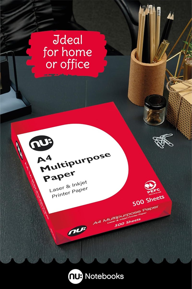 NU: Multi-Purpose Printer Paper, White, 500 Sheets - Image 4