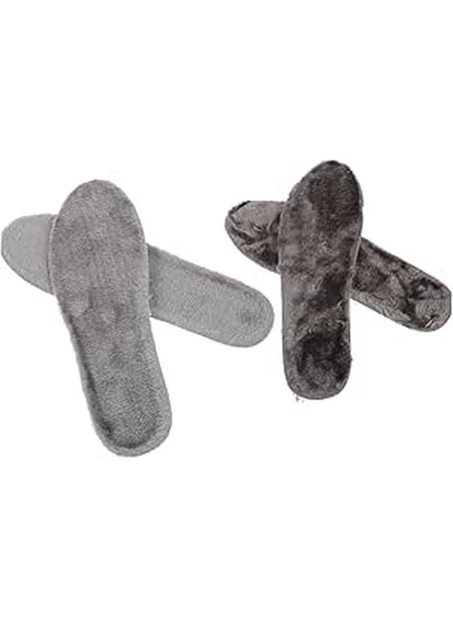 2 Pairs Shock Absorbing Heightening Insoles Non Slip Warm Cushioning for Sports Shoes Men Women - Image 1