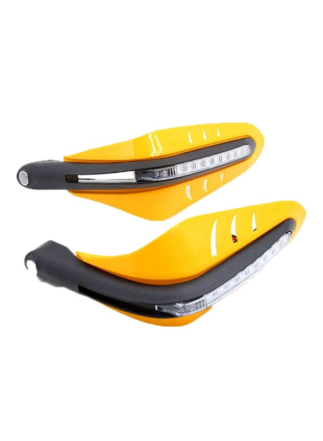 إسكدنيا واقيات أيادي لمقود الدراجة بمصابيح LED - Image 1