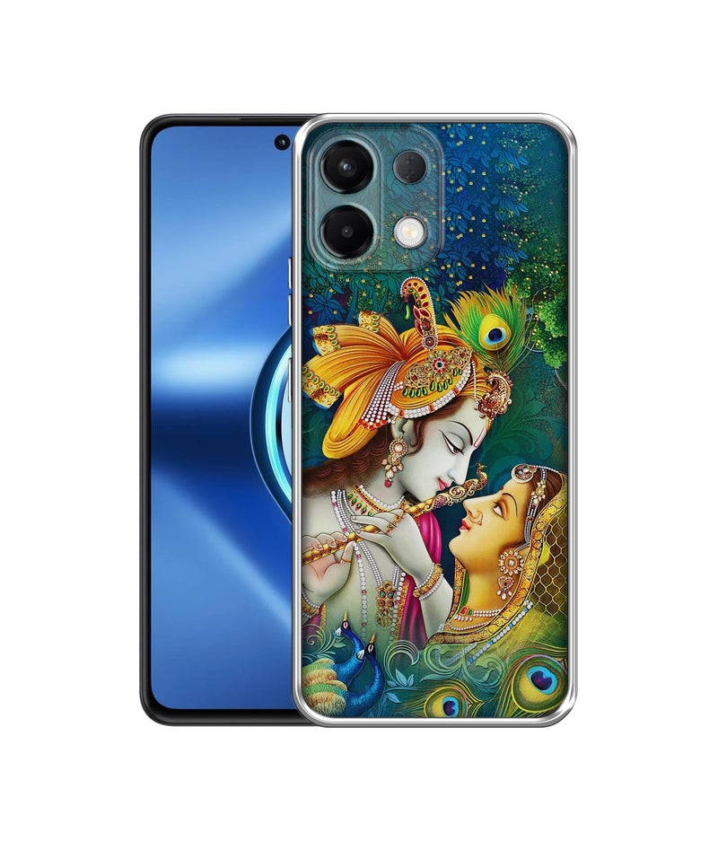 Casotec Radha Kishan Love Design Printed Silicon Soft TPU Back Case Cover for Oppo K13 5G - Image 1