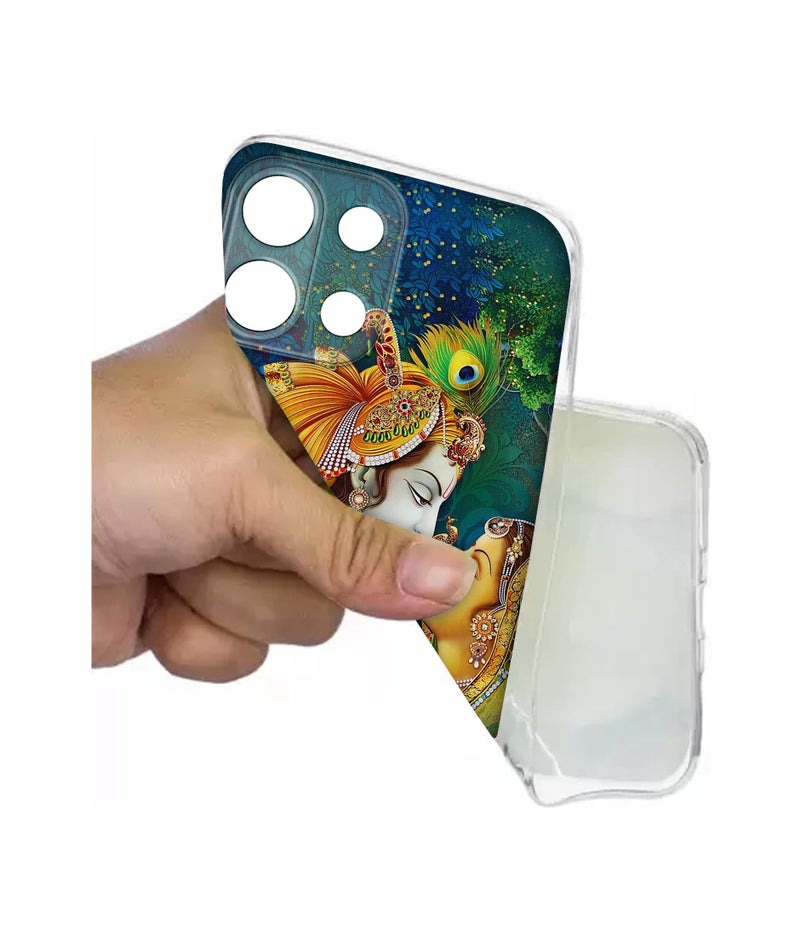 Casotec Radha Kishan Love Design Printed Silicon Soft TPU Back Case Cover for Oppo K13 5G - Image 4