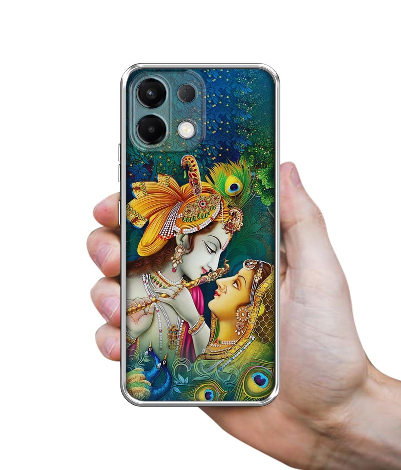 Casotec Radha Kishan Love Design Printed Silicon Soft TPU Back Case Cover for Oppo K13 5G - Image 3