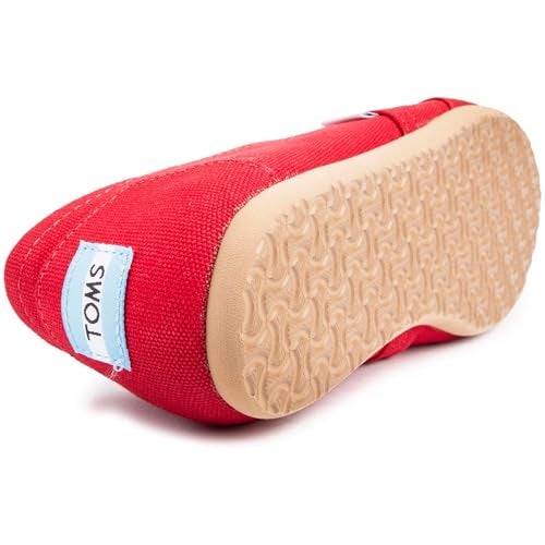 TOMS Women's Alpargata Core Loafer Flat, Red, 36 - Image 5