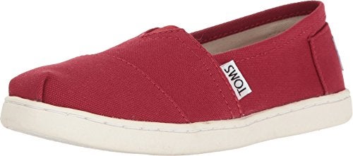 TOMS Women's Alpargata Core Loafer Flat, Red, 36 - Image 1