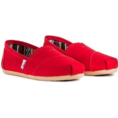 TOMS Women's Alpargata Core Loafer Flat, Red, 36 - Image 3