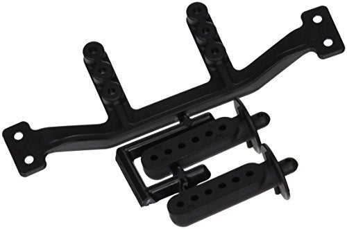 RPM Adjustable Rear Body Mounts and Posts for Slash, Stampede, Nitro Slash, Black - Image 1