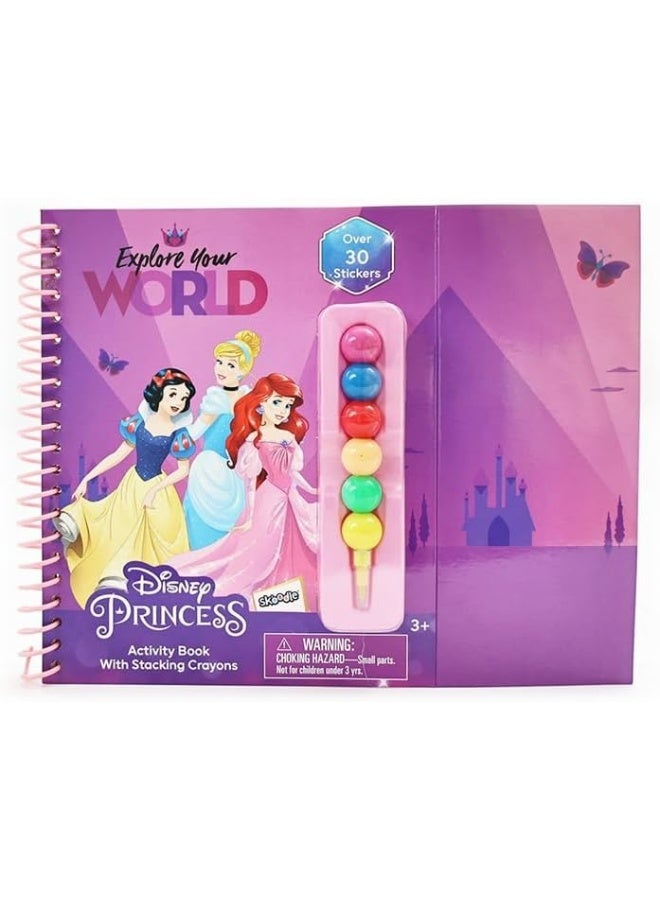 SKOODLE مجموعة SKOODLE من 4 كتب أنشطة للأطفال مع مجموعة من الأقلام الملونة المتراكبة - Image 5