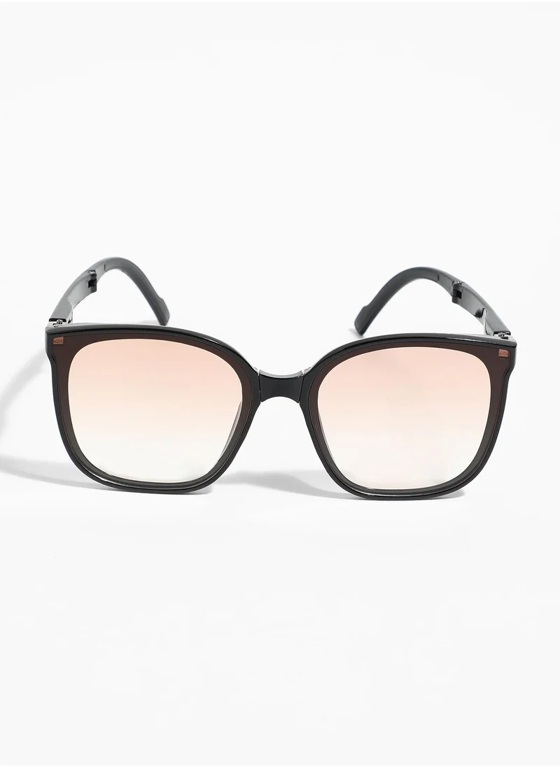 Haute Sauce Polarized Full Rim Wayfarer Sunglasses For Women