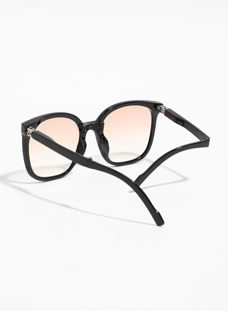 Haute Sauce Polarized Full Rim Wayfarer Sunglasses For Women