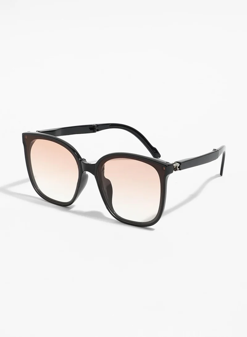 Haute Sauce Polarized Full Rim Wayfarer Sunglasses For Women