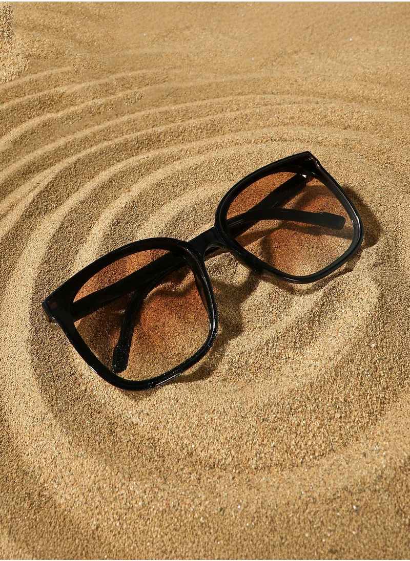 Haute Sauce Polarized Full Rim Wayfarer Sunglasses For Women